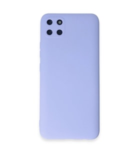 Realme C11 Kılıf Nano İçi Kadife Silikon - Lila
