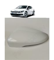 PASSAT B7 BEETLE CC EOS JETTA SCİROCCO SOL AYNA KAPAĞI ( BEYAZ BOYALI) 3C8857537