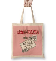 Funny Travel Gift Design Lover- Trippin Wanderlust Journey Adventurer Vacation Bez Çanta Uzun Saplı