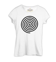 Deep by Spiral Beyaz Kadın Tshirt