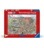 Ravensburger 1000P Puzzle Amsterdam, Yapboz (Krem)