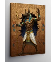 Kanvas Tablo Mısır Tanrısı Anubis