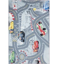 Eliana Home Baskılı, Yıkanabilir Kaymaz Taban Çocuk Halısı LNA4055 100x150 cm (Gri)