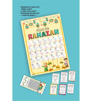Çocuklara Özel Ramazan Etkinlik ve Dua Kartları Hoşgeldin Ramazan Planlayıcı Set
