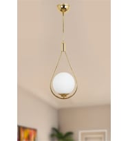 Prestia Sarkıt Avize – 4 Farlı Renk Seçenekli Modern Tasarım Avize (Gold)