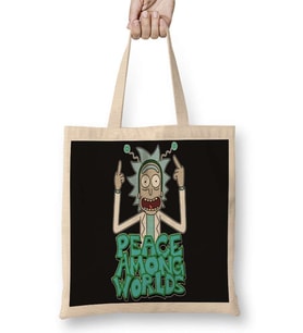 Rick And Morty Bez Çanta Uzun Saplı
