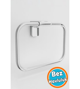 Sağlam Vidalı Krom Renk Havluluk Banyo Mutfak Lavabo Standı