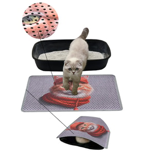 Kedi Kumu Paspası, Kedi Tuvaleti Paspası, Dijital Baskılı Kedi Paspası, 40*60