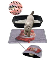 Kedi Kumu Paspası, Kedi Tuvaleti Paspası, Dijital Baskılı Kedi Paspası, 40*60