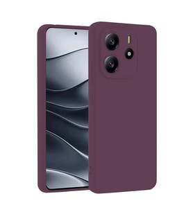 Xiaomi Redmi Note 14 4g Kılıf First Silikon - Mürdüm