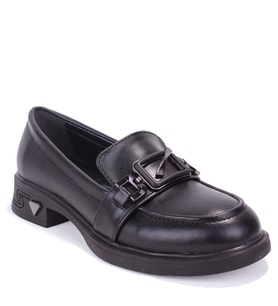 Dagoster DZA07-1270309 Siyah Günlük Loafer  Kadın Ayakkabı