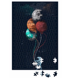 Astronaut Balonlu Puzzle 240 Parça Yapboz