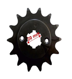 Hyosung Ön Dişli 520-14T İç 20 Mm 6 Tırnaklı Gt 250R(2009-2015) Gv 250(2004-2012) Öm