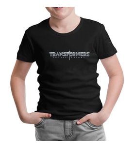 Transformers 5 - Logo Siyah Çocuk Tshirt
