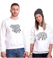 Tshirthane Fil Sevgili Kombinleri Sweatshirt Kombini (Tek Ürün Fiyatıdır.)