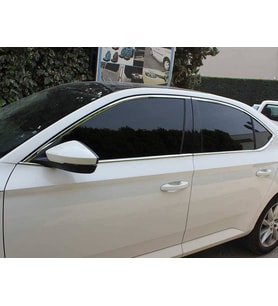 Skoda Superb Krom Cam Çerçeve Seti Paslanmaz Çelik 12 Parça 2015-2022 superb
