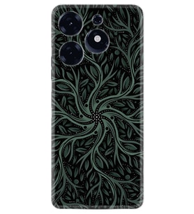 Tecno Spark 10 Pro Kılıf Silikon Desen Özel Seri Sarmaşıklar 1675