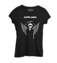 Jujutsu Kaisen - Kanat Siyah Kadın Tshirt