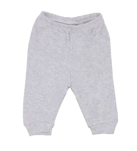 Unisex Gri Manşetli Tek Alt