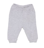 Unisex Gri Manşetli Tek Alt