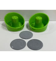 Air Hockey Tokaç 2 Adet + Disk 3 Adet Set Havalı Hokey Yedek Parça