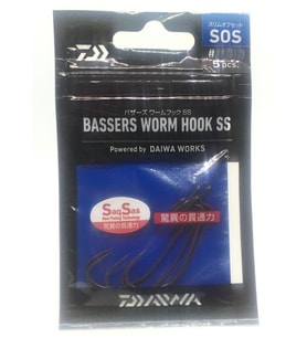 Daiwa Basser's Worm Hook Sos Olta İğnesi NO:2/0
