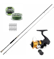 Shimano Fx 4000 - Okuma Azaki 244cm 7-28gr Spin Olta Seti (Renksiz)