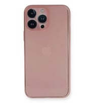 Newface Apple iPhone 14 Pro Kılıf PP Ultra İnce Kapak - Pembe