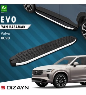 S-Dizayn Volvo XC90 Makyajlı Hybrid Evo Aluminyum Yan Basamak 203 Cm 2024 Üzeri A+ Kalite