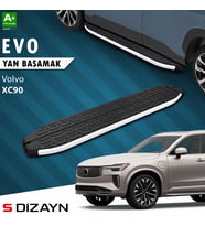 S-Dizayn Volvo XC90 Makyajlı Hybrid Evo Aluminyum Yan Basamak 203 Cm 2024 Üzeri A+ Kalite