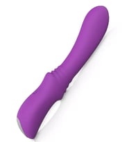 Esnek Ultra Güçlü Şarjlı Vibratör 18 cm