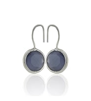 Kadir Jewellery Gümüş Kaplama Kadın Taşlı Küpe -El İşçiliği Ve Hipoalerjenik Küpe