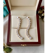 XUPİNG Rose Gold Suyolu Küpe
