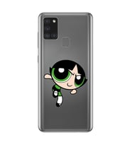 Samsung Galaxy A21S Uyumlu Buttercup Tasarımlı Şeffaf Telefon Kılıfı