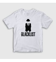 Presmono Unisex Çocuk Beyaz Vest The Blacklist T-Shirt 184079tt (Beyaz)