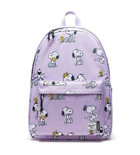 Herschel Peanuts Classic XL Sırt Çantası 16" Laptop Uyumlu Snoopy and Woodstock Pastel Lila
