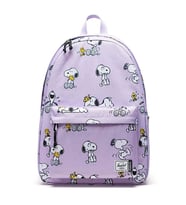 Herschel Peanuts Classic XL Sırt Çantası 16" Laptop Uyumlu Snoopy and Woodstock Pastel Lila