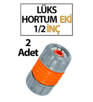 Lüks Geçmeli Hortum Eki 1/2 Lik (2 Adet)