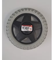 LEVA TAKMATİK PAZAR ARABASI TEKERİ PLASTİK BEYAZ ( 1 ADET FİYATIDIR )
