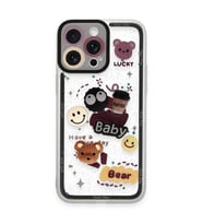 Iphone 14 Kılıf Sweet Desenli Silikon Kapak - Sarı