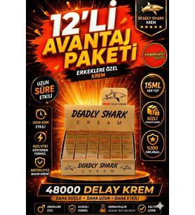12 ADET - DELAY 48000 GECIKTIRICI KREM ORJINAL KUTUSUNDA
