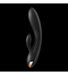 Satisfyer Double Flex Klitoris Ve G Noktası Uyarıcılı Telefon İle Kontrol Sağlayan Rabbit Vibratör