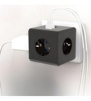 Isıya Dayanıklı Termal Akım Korumalı ve Çocuk Korumalı 3 Priz Girişli 3 USB Girişli Küp Priz (5680)