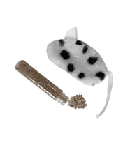 Asilsen Dalmaçyalı Kedi Otlu Kedi Oyuncağı Peluş Fare 6x10x18 cm