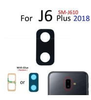 Samsung Galaxy J6 PLUS Arka Kamera Camı Lens Yapışkanlı