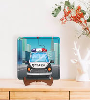 BK Toys Çocuklar İçin 2 si 1 arada Eğitici-Öğretici Ahşap 4 Parça Yapboz Puzzle Çerçeve Model 3