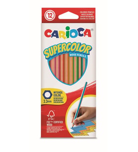 SUPERCOLOR KURU BOYA KALEMİ 12'Lİ