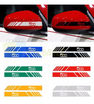 Fiat 500 Yan Dikiz Ayna Şerit Oto Sticker Etiket Yapıştırma Çıkartma 3 Çift ( 20 X 2 Cm Ölçü )