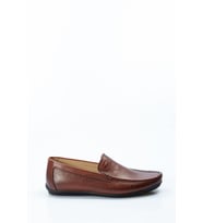 FAST STEP Hakiki Deri Erkek Loafer Ayakkabı 628MA02 (Taba)