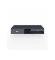 Kronos TV Ünitesi Tek Raflı 2 Çekmeceli  220x59x51 Antrasit-Antrasit